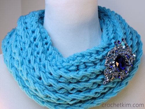 CrochetKim Free Crochet Pattern | Ridgie Cowl @crochetkim